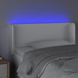  LED uzglavlje bijelo 83x16x78/88 cm od umjetne kože | shoptok.hr