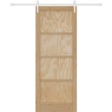 vidaXL Klizna vrata sa setom hardvera 83x211 cm od masivne borovine | shoptok.hr