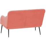  Klupa ružičasta 110 x 76 x 80 cm baršunasta | shoptok.hr