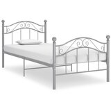 Maison Chic Posteljni okvir - Enojna postelja - Postelja za odrasle siv kovinski 100x200 cm-J9015, (21774745) | Shoptok.si