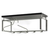 Spinder Design Metalna zidna vješalica u srebrnoj boji s policom Rex – | shoptok.hr