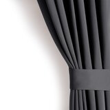 Restilo Antracitno siva zatemnitvena izolacijska zavesa 140x270 cm Pleat – | Shoptok.si