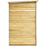vidaXL Vrtno spremište za bicikl 232x110x170 cm impregnirana borovina | shoptok.hr