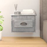The Living Store Nočna stenska omarica betonsko siva 41,5x36x28cm - Stenska Nočna Omarica, (21432923) | Shoptok.si
