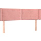  The Living Store Vzglavje z ušesi roza 147x16x78/88 cm žamet - Vzglavje, (21445589) | Shoptok.si