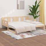  Dnevni ležaj na izvlačenje 2x(90x190) cm masivna borovina | shoptok.hr