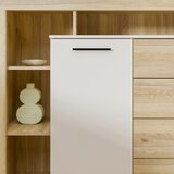 Modern Living Komoda Bellevue, Peščena Barva, Barva Hrasta | Shoptok.si