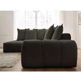 Bobochic Paris Zelena sklopiva/s prostorom za odlaganje kutna garnitura od šenila (s lijevim kutom/u obliku slova L) Everest – | shoptok.hr