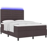  Krevet s opruga kutije Tamno smeđa 140 x 190 cm tkanina | shoptok.hr