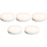 LUEDD Set van 5 GX53 dimbare LED lampen 7W 750 lm 3000K | Shoptok.si