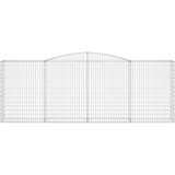  Lučne gabionske košare 5 kom 400x50x140/160cm pocinčano željezo | shoptok.hr