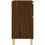  Komoda rjav hrast 60x35x70 cm inženirski les | Shoptok.si