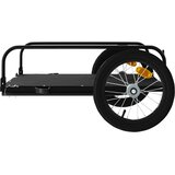 Prikolica za bicikl crna 126 x 63 x 34 cm željezna | shoptok.hr