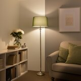  brilagi - led podna lampa ceria 1xE27/60W/230V prečnik 45 cm sjajni hrom/zelena | Eponuda.com
