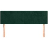  Uzglavlja tamnozelena 144x5x78/88 cm baršunasta | shoptok.hr