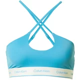 Calvin Klein Swimwear Bikini gornji dio neonsko plava / bijela