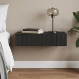 Stolna montirana na zid Crna 87,5 x 34,5 x 17 cm | shoptok.hr