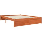  Polica za knjige Krevetski okvir Vosak Smeđa 200 x 160 cm | shoptok.hr