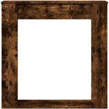 vidaXL Okvir za kamin dimljeni hrast 100x20x100 cm inženirski les | Shoptok.si