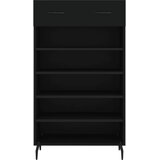 Ormarić za cipele crni 60 x 35 x 105 cm od konstruiranog drva | shoptok.hr