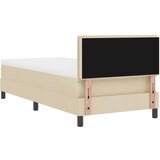  Krevet s oprugom s madracem bež 90 x 190 cm tkanina | shoptok.hr