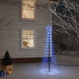 vidaXL Božićno drvce sa šiljkom i 108 LED žarulje plave 180 cm | shoptok.hr