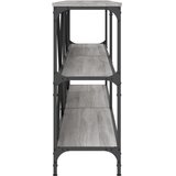  Konzolni stol boja hrasta sonome 200x30x75 cm od drva i željeza | shoptok.hr