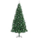 vidaXL Umestno božično drevo Zelena 300 cm PVC in kovina in plastika | Shoptok.si