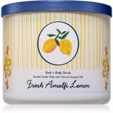 Bath & Body Works Fresh Amalfi Lemon mirisna svijeća 411 g Cijene