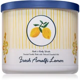 Bath & Body Works Fresh Amalfi Lemon mirisna svijeća 411 g