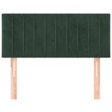  Uzglavlje tamnozeleni 90x5x78/88 cm baršunasti | shoptok.hr