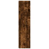 vidaXL Kotna omarica dimljeni hrast 33x33x132 cm inženirski les | Shoptok.si