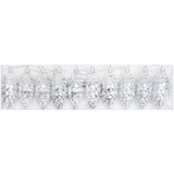  Božićna kuglica s četinicom 40 pcs Srebrno Plastika | Eponuda.ba