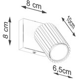  Sollux SL.1540 - Zidno spot svetlo KARBON 1xGU10/10W/230V belo | Eponuda.com