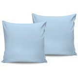 Light blue blue pillowcase set (2 pieces) (de) Cene