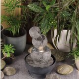 Home Unutrašnja fontana sa LED rasvjetom 26 cm WF04 siva | Eponuda.ba