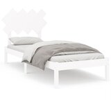 The Living Store Posteljni okvir bel 90x200 cm trden les - Posteljni Okvir, (21529919) | Shoptok.si