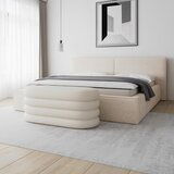 Bessagi Home Klop Za Pred Posteljo Lorena, Bež, Prostor Za Shranjevanje | Shoptok.si