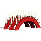  Božićni Svijećnjak s 10 LED Svijećama 3 pcs Crvena | Eponuda.ba