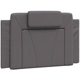  Postelja z vzmetnico siva 90x200 cm umetno usnje | Shoptok.si