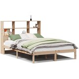 vidaXL Knjižna postelja brez vzmetnice 160x200 cm trdna borovina | Shoptok.si