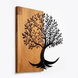 Wallity Zidna dekoracija Lipa - 373, 58x58 cm, Crna | Eponuda.ba