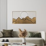 Opviq zidna dekoracija 114x4x60cm, Bronzane boje | ePonuda.com