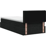  s madracem i skladištem Crna 90 x 190 cm Baršun | shoptok.hr