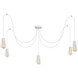  Luster na sajli TUBE LONG 5xE27/10W/230V bela | Eponuda.com