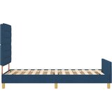 Plavi okvir kreveta od tkanine 100x200 cm | shoptok.hr