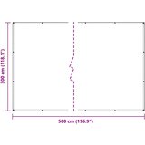  Pokrivač za biljke s ušicama 3x5 m PVC | shoptok.hr