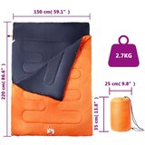  Dvojna spalna vreča z blazinami za kampiranje 3-4 sezone | Shoptok.si