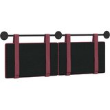  Držeće uzglavlje Zidne Vinska crvena 150 x 55 x 5 cm tkanina - boja crnog vina 140 cm bez LED svjetla | shoptok.hr