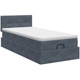  Podesivi krevet s madracem Tamnosiva 80 x 200 cm Baršun | shoptok.hr
